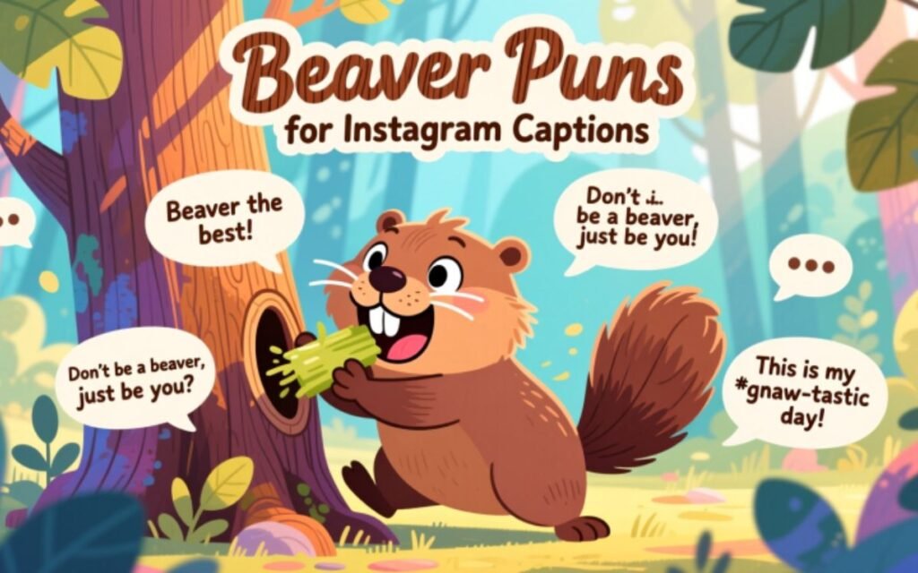 beaver puns (