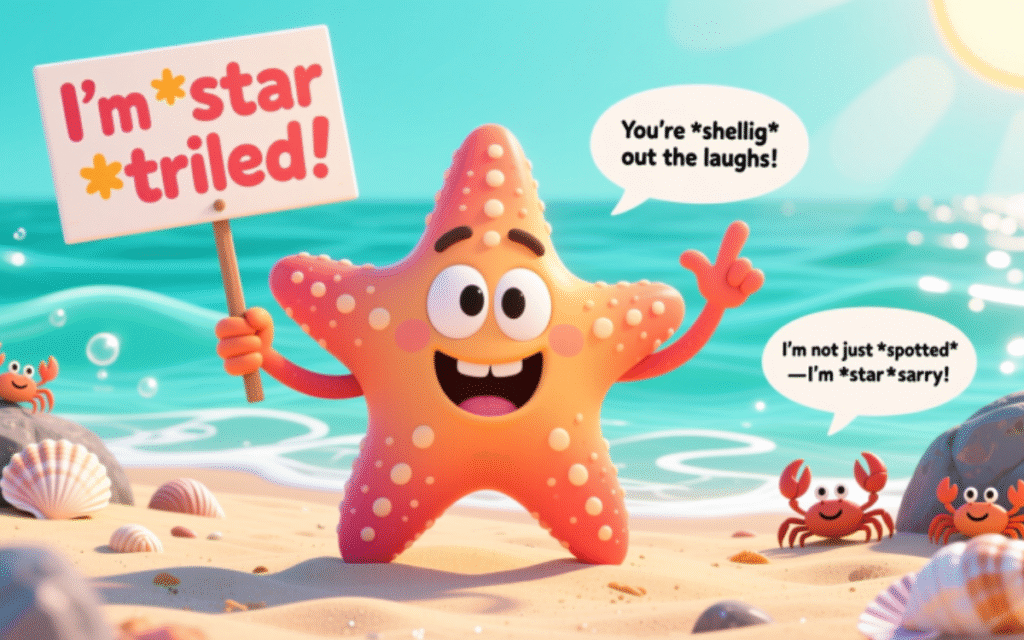 Starfish puns